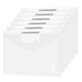 36x Pochette Porte-Document A4 - Poche Transparente Portefeuilles Dossiers de Fichiers pour l'organisation de Documents avec Por