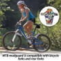 BNGXR Lot de 2 Garde-Boue de Vélo, Garde Boue VTT, Garde-Boue VTT Mudguard, Compatible Avant et arrière, Garde-Boue Avant Arrièr