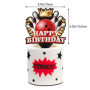 Décorations de fête bowling, accessoires de fête d'anniversaire comprenant une bannière Happy Birthday, des décorations de gâtea