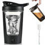 Shaker Électrique à Protéines 450 ml - Mixeur Automatique Rechargeable USB Sans BPA