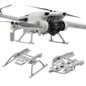 Craznick Kit de protection pliable pour drone Mini 3/3 Pro - Extension à libération rapide - Accessoires pour DJI Mini 3/3 Pro