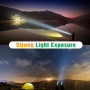 mizikuu 6 pcs Mini Lampe Torche Portable, Lampe de Poche Enfant Durable Usages Multiples Petite Lampe Poche étanche lanyard led 