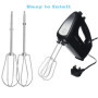 Gfamous Lot de 2 fouets pour batteur à main de rechange Mélangeur à main Mélangeur à main Robot de cuisine émulsifiants Kit méla