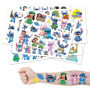 Stitch Tatouage Enfant,4 Feuilles Tatouage Ephemere Enfant Lilo et Stitch kit,Etanche Faux Tatouage Enfant Fille Garçon,Cadeau A