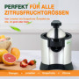 Augosma Presse-agrumes électrique de haute qualité, adapté aux oranges, citrons et pamplemousses, acier inoxydable brossé, facil