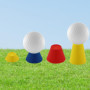Lot de 8 Tees de Golf Jumbo en Caoutchouc Taille de Mélange, Tees de Golf d'hiver en Caoutchouc, Différentes Hauteurs et Tees de