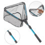 katmerio Épuisette de pêche, épuisette télescopique en caoutchouc, épuisette pliable, épuisette télescopique, filet de pêche pou