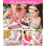 Exyvox Arts et travaux manuels pour les enfants de 8 à 12 ans, kit de fabrication de bracelets d'amitié pour filles, kit de fabr