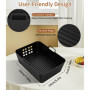 2 pièces Moule Silicone Air Fryer pour Ninja Foodi Dual Zone AF400EU 9.5L, Accessoires Air Fryer pour Ninja Double Stack XL SL40