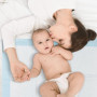 Dunkwckore Lot de 100 Alese Jetable Bebe, 33 × 45cm Matelas à Langer pour Bébé, Tapis de Change Respirantes, Ultra Doux, Anti-Fu