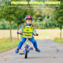 Baxcdyswe Gilet Jaune Enfant 2 PCS, Gilet de Sécurité, Gilet Reflechissant Velo, Gilet Respirant Réfléchissant Jaune Haute Visib