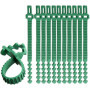 KAHEIGN 10 Pièces À Toute épreuve Attaches Végétales, 35cm Bretelles Ajustables Pour Arbres Liens Pour Plantes De Jardin Interlo