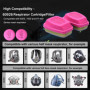 goambuy 60926 Masque à gaz avec filtre, masque anti-poussière, protection respiratoire, cartouches filtrantes, masque complet ré