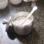 Yueser Sucrier en Acier Inoxydable, 2pcs Petit Bol à Sucre Pot à Épices avec Couvercle et Cuillère pour Maison et Cuisine Sel Su
