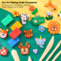 Shuttle Art 112 PCS Kit Pâte Polymère Petits Blocs, 95 Couleurs Uniques & Plus de Couleurs Courantes de Polymere Clay, 5 Outils 