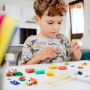 Shuttle Art 112 PCS Kit Pâte Polymère Petits Blocs, 95 Couleurs Uniques & Plus de Couleurs Courantes de Polymere Clay, 5 Outils 