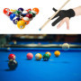 JKJF Lot de 4 gants de billard à 3 doigts pour queue de billard, gants de queue de billard, gants de tir pour homme et femme, ma