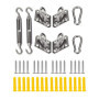 Kit de matériel de voile d'ombrage en acier inoxydable 304 pour installer des voiles rectangulaires et triangulaires pour jardin