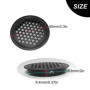 SPRHR 6 Pièces Grille Aeration Ronde, 60mm Grille Ventilation Acier Inoxydable, Grille de Ventilation Difficiles à Desserrer, au