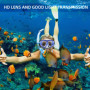 OPAMOO Lunettes de Plongée, Lunettes de Natation avec Réglables, Lunettes de plongée pour Adultes, Vision à 180 Degrés View avec