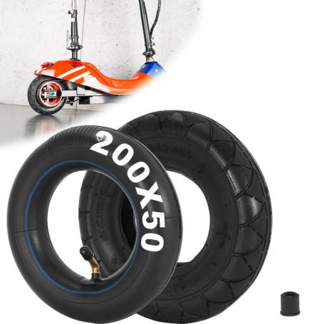 200x50 scooters pneus, 8 x 2 pneus avec chambre à air pour e100 e150 e200 Schwinn Bladez Mongoose Power Core E100, Dune Buggy, e