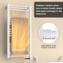 6 Pièces Fixation Seche Serviette Fixation Radiateur Fonte Support Radiateur Distance Réglable Support Radiateur Convient aux Ra