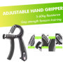 Musculation Main Kit de 8, Entraînement de Musculation Avant Bras, Pince Poignée 10-60 kg Ajustable Comptage Hand Gripper, Exerc