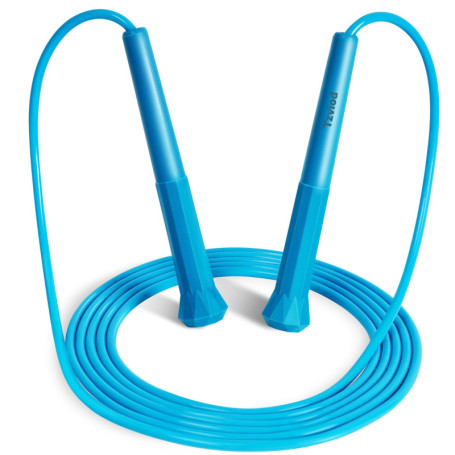 Corde à sauter Fitness Tzviod Corde à sauter réglable en PVC Poignée en PP Pour adultes Débutants Corde à sauter d'entraînement