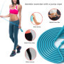 Corde à sauter Fitness Tzviod Corde à sauter réglable en PVC Poignée en PP Pour adultes Débutants Corde à sauter d'entraînement