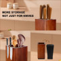 Bloc Couteau Cuisine, Range Couteaux de Cuisine, Blocs Couteaux Vides, Porte Couteau, Bloc à Couteaux Magnétique, Support Coutea