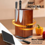Bloc Couteau Cuisine, Range Couteaux de Cuisine, Porte Couteau, Blocs Couteaux Vides, Support Couteau de Cuisine Bois, Bloc à Co