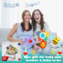 Jouets de Landau, Arche de Voyage pour Poussette,Jouet à emporter avec Support d'activité sensorielle Pliable réglable pour tran