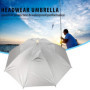 MAGT Pêche Chapeau parapluie, multifonction Protection UV Pliable étanche soleil parapluie pluie Chapeau for Camping Plein air P