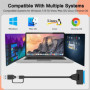 Cable sata to usb Adaptateur usb sata Compatible avec les disques durs externes et internes Adaptateur SSD/HDD 2,5 3,5 pouces Co