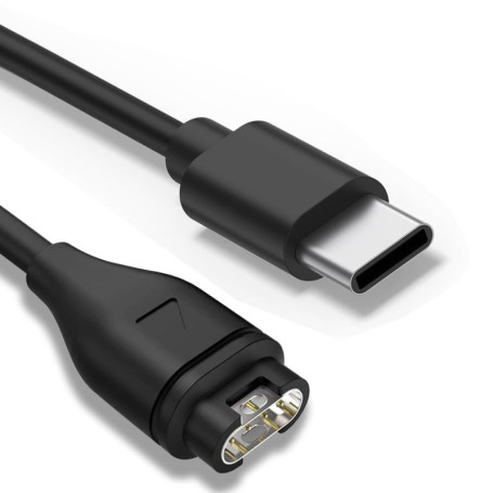 Type C Chargeur montre cable Compatible avec Garmin Fenix 7 7x 7 pro, 6 6S 6X Pro, Fenix 5 5S 5X Plus, Forerunner 165 265 965 95