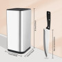 Foydrema Bloc Couteaux Cuisine Vide - Inox Porte Couteaux de Cuisine plus de 8 Couteaux - Grand Range Couteaux de Cuisine - Supp