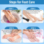 Foydream Rapeuse Pieds Électrique,18 en 1 Kit de Râpe Ponceuse Pieds Anti-callosité Scalpel Pedicure pour Corne Rapeuse Pieds,Pe