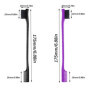 Brosse Coiffeurs de Bord de Cheveux, 2 Pcs Double Face De Contrôle, 2 en 1