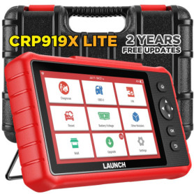 LAUNCH CRP919X Lite OBD2 Scanner Outil de Diagnostic, 32+ Hot Service, Contrôle Bidirectionnel Valise Diagnostic Auto, FCA AutoA