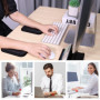 VAYDEER Repose-poignet pour clavier - Support de coude avec accoudoir en mousse à mémoire de forme pour bureau - Réduit la press