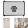 Barrière de porte, pour chat, chien, sans perçage, portable, avec crochet adhésif, pour escaliers, portes, couloir, 110 x 78 cm,