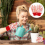 4 Paires Gants de Jardinage Femme, Gants de Travail Femme, Confortables Gants de Jardinage avec Poignets Élastiques, Antidérapan