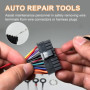 26 Pièces Outils pour Enlever les Bornes, Auto Terminals Enlèvement Outil, Outil d'épingle Terminal Removal Tool, Extracteurs de
