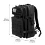QWORK® Sac à Dos Tactique, Sac à Dos Militaire 45L, Sacs à Dos Sports et Plein Air Oxford 900D, Grand Sac à Dos Hydrofuge, pour 