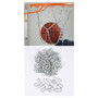 Filet de Panier de Basket en chaîne,Filet de Basket galvanisé,Basket-Ball en Métal Extérieur,Filet de Remplacement pour Basket-B