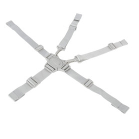 Harnais Chaise Haute, 5 Points pour Harnais de Sécurité Bebe Réglable Sangle Chaise Haute Bebe Universelle Pour Haise Haute/Pous