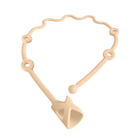 Support pour ustensiles de bébé avec sangle pour chaise haute - Aide à l'alimentation pour garder la cuillère à portée de main e