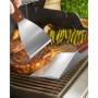 Kureny Set de spatules à Barbecue en Acier Inoxydable,spatule plancha,avec Un Grand Retourneur de Grillades et Un Écraseur à Bur