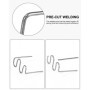 2000 PCS Soudure Plastique Agrafe, Agrafes de Soudage de Voiture 0.8mm / 0.6mm Baguettes de Soudage Agrafe pour Réparation de Pa