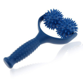 LHKJ Rouleau Massage Anti Cellulite, Balles de Massage Pieds Roller avec Poignée Rouleau de Massage épaule, Jambe, Main Muscle R